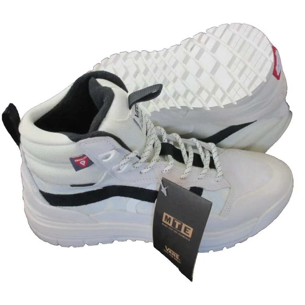 Vans Women's UltraRange Exo Hi MTE-2 Boots Marshmallow White Black Size 8.5 NIB